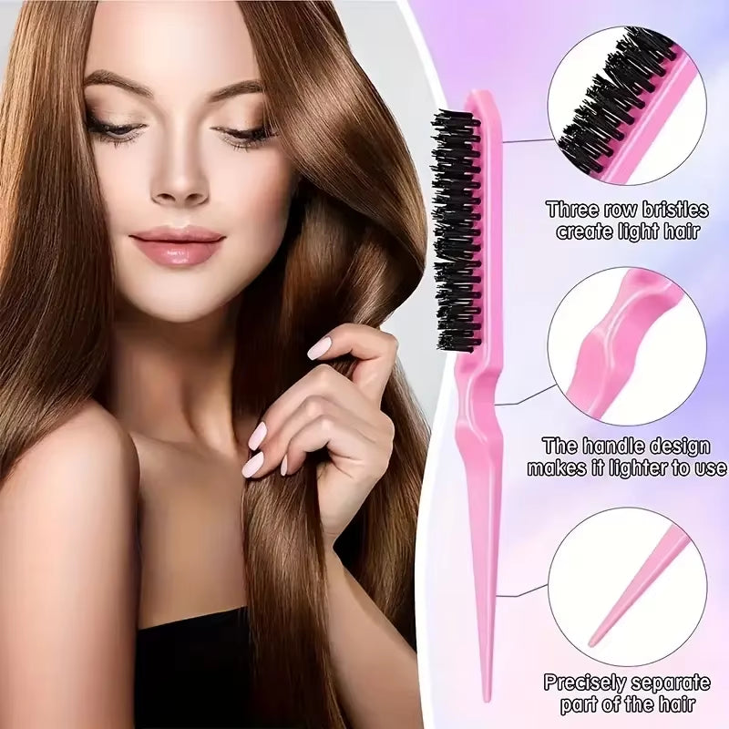 6Pcs Hair Brush Set with misting Spray Bottle Hair