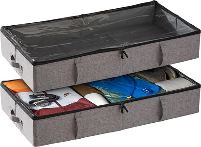 Maximize Space Effortlessly with Storagelab Under Bed Storage Containers - 2-Pack 