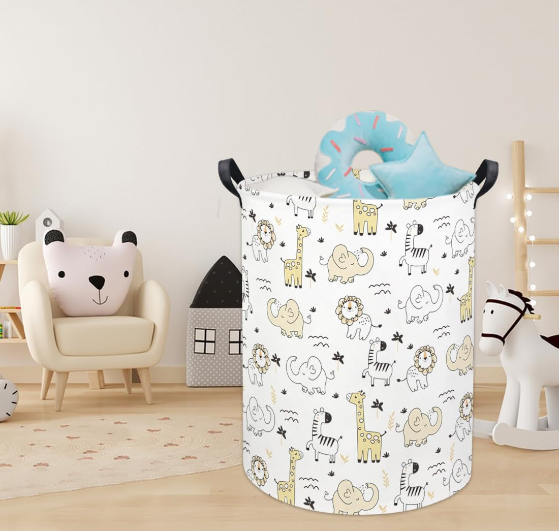 Baby Laundry Hamper - Perfect Nursery Storage Bin for Boys and Girls, Organize Toys with Style!