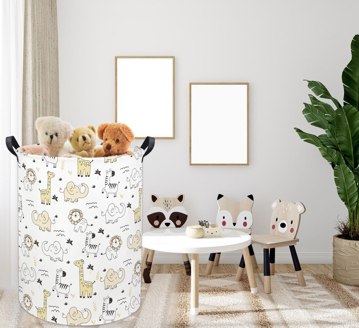 Baby Laundry Hamper - Perfect Nursery Storage Bin for Boys and Girls, Organize Toys with Style!