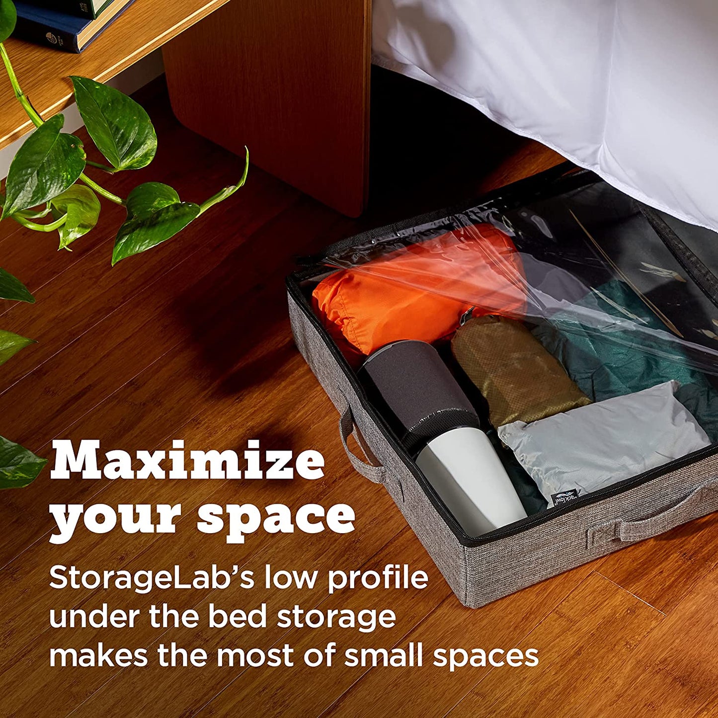 Maximize Space Effortlessly with Storagelab Under Bed Storage Containers - 2-Pack 