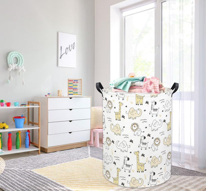 Baby Laundry Hamper - Perfect Nursery Storage Bin for Boys and Girls, Organize Toys with Style!